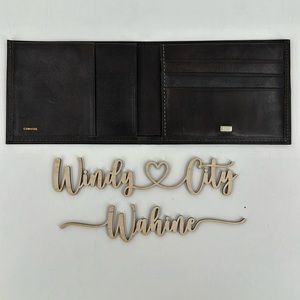 Vintage Rolfs Men's Bi-fold Leather Wallet- Brown